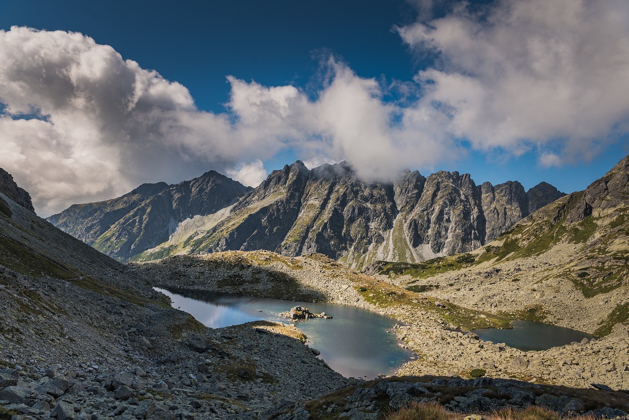 Tatra mountains and the lake. Context: vacation in Poland