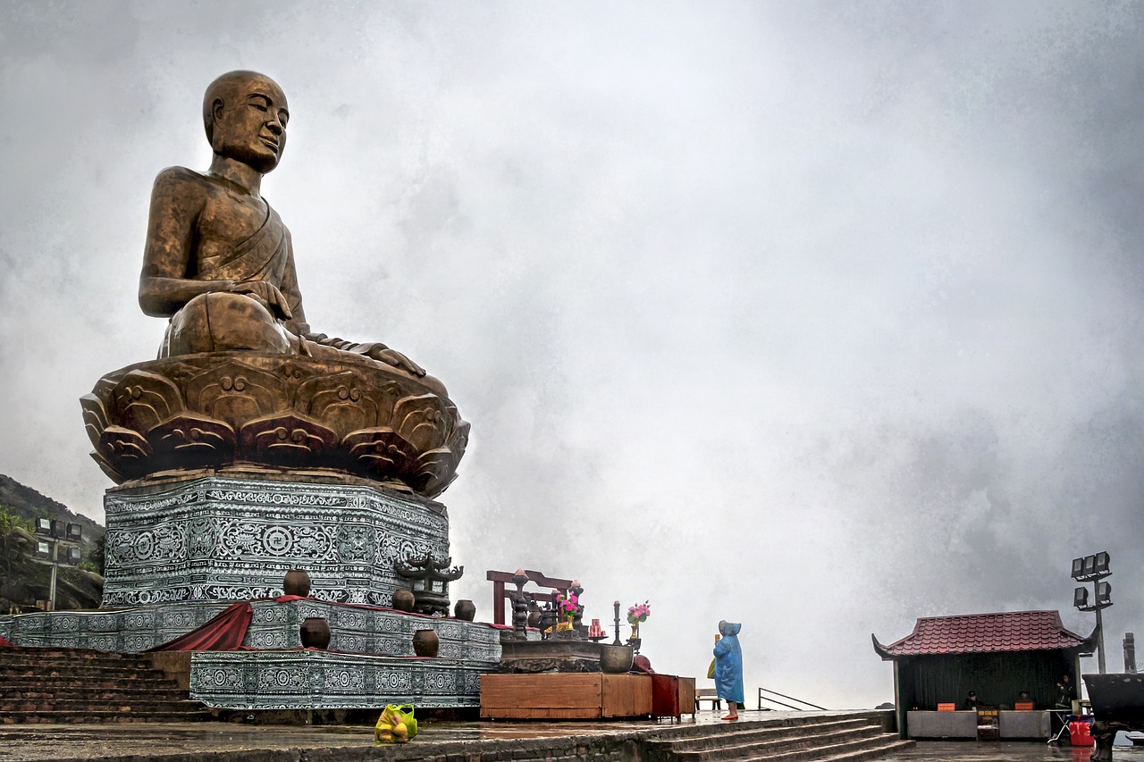 A Buddha's monument